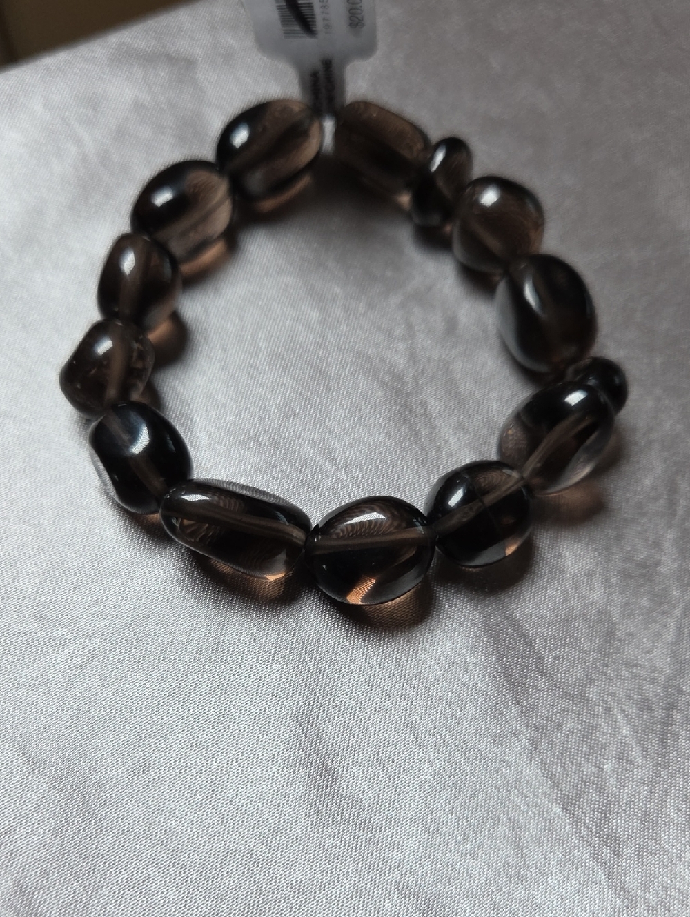 Free People Ariana Ost Crystal Bracelet in Smoky Quartz